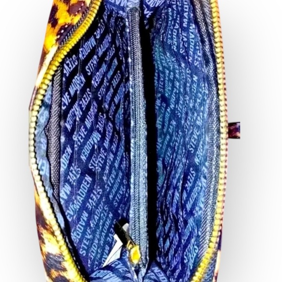 Steve Madden Cheetah Print Ladies Crossbody Bag w/ Adjustable & Removable Strap - Picture 6 of 7